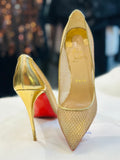 Gold Christian Louboutin Pumps (preowned)