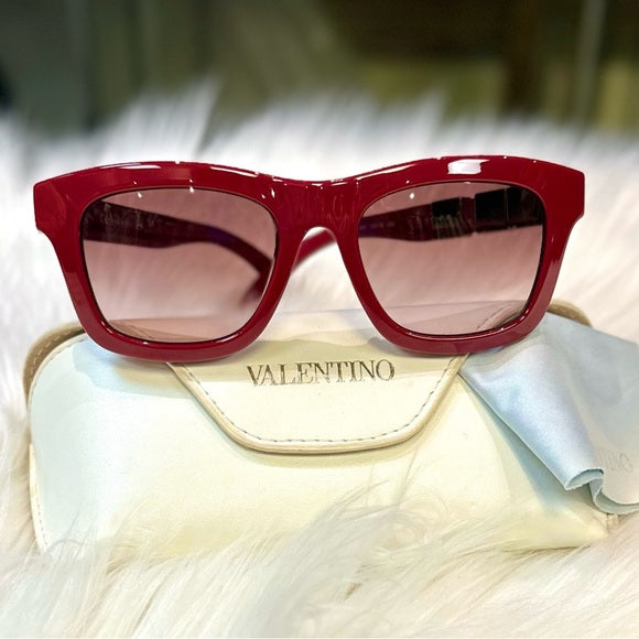 VALENTINO Red Sunglasses (PREOWNED)