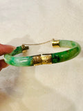 Jade Bangle Bracelet 14k (preowned)