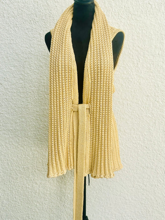 St. John Belted Cardigan (M) (preowned)