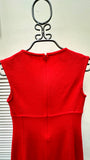 St. John red sleeveless dress
size 2 (preowned)