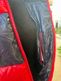 Authentic Moncler Gary red quilted down hooded jacket - Size M (preowned)