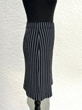 St. John skirt Black and white vertical stripes size 2 (preowned)