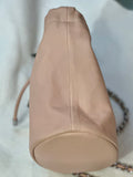 Ralph Lauren Leather Medium Emmy Bucket Chain Shoulder Bag pink (preowned/new w/tags)