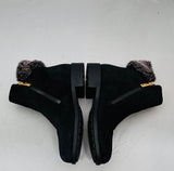 COLE HAAN QUINNEY WATERPROOF BOTTIE size 9 Black Suede (pre-owned)