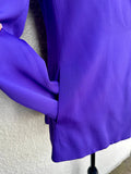 Armani Collezioni Purple Silk
Single Button Front Long Blazer size 2 (preowned)