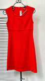 St. John red sleeveless dress
size 2 (preowned)