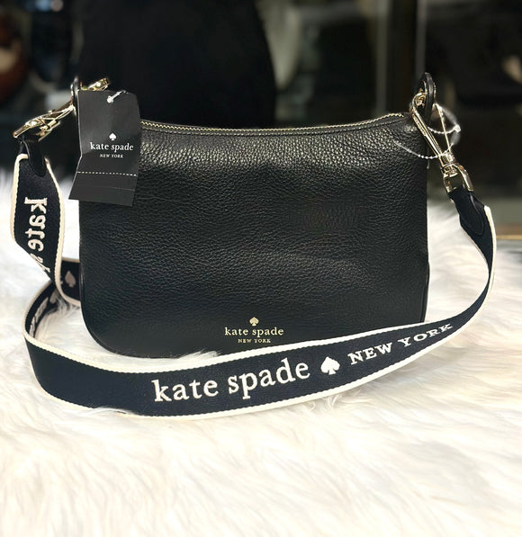 Kate Spade Black Crossbody Bag (preowned / new !! ))