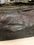 Givenchy Black Textured Leather Shoulder Bag (preowned)