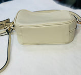 Prada Leather Cream Camera-Style Crossbody Bag (preowned)