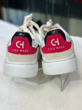 Cole Haan Cream and white Sneakers with Red Interior size 8B (preowned)