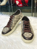 Gucci GG Monogram Canvas Brown and Beige Sneakers size 36.5 (preowned)