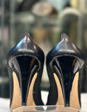 CHANEL SHOES FOR WOMAN ESCARPINS BLACK SIZE 38.5 VERY GOOD CONDITION (preowned)
