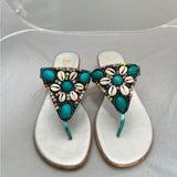 Silver sandals Size 11 (preowned)