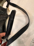 Givenchy Black Textured Leather Shoulder Bag (preowned)