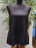 Misook Black and White Wave-Pattern Knit Cardigan 1X (preowned)
