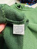 St. John Dark Green Military Style Hook & Eye Knit Jacket and Top (2pc) (preowned)