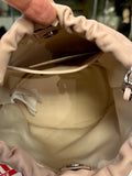 Ralph Lauren Leather Medium Emmy Bucket Chain Shoulder Bag pink (preowned/new w/tags)