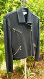 ST. JOHN SPORTSWEAR By Marie gray, black Blazer  Size: S (preowned)