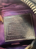 Coach Midnight Black Leather Shoulder Bag (preowned)