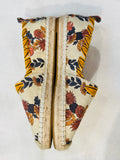Tory Burch Beige Floral Espadrilles size 7 (preowned)