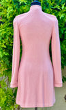 ST. JOHN Blush Pink Longline Cardigan With decorative buttons Size 2 (pre-owned)