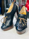 Sperry Black Leather Top-Sider Shoes size 8M