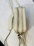 Prada Leather Cream Camera-Style Crossbody Bag (preowned)