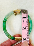Jade Bangle Bracelet 14k (preowned)