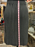 St. John skirt Black and white vertical stripes size 2 (preowned)