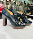 Sperry Black Leather Top-Sider Shoes size 8M