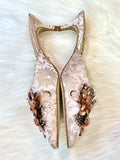 SAM EDELMAN
Dorcy Embellished Mule In Cameo Pink 
(preowned)