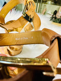 Dolce Vita Niro Stylish Tan Leather Sandals size:6 (preowned)