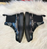 Alexander McQueen Studded Chelsea Boots size 38.5 D (preowned)