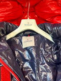 Authentic Moncler Gary red quilted down hooded jacket - Size M (preowned)