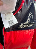 Authentic Moncler Gary red quilted down hooded jacket - Size M (preowned)