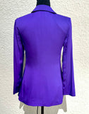 Armani Collezioni Purple Silk
Single Button Front Long Blazer size 2 (preowned)