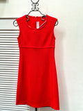 St. John red sleeveless dress
size 2 (preowned)