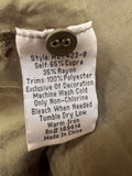 JOHNNY WAS Embroidered Olive Green Button-Front Women's Top S:XS (preowned)