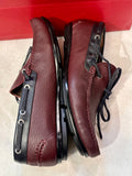 Salvatore Ferragamo Men's Burgundy Leather Driving Loafers S: 7.5 US (preowned)