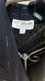 ST. JOHN EVENING by Marie Gray size 4 Black Jacket preowned