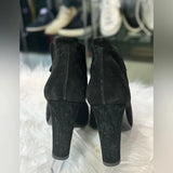 Prada Booties suede Silver Buckle size 40 (preowned)