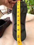 Salvatore Ferragamo Men's Burgundy Leather Driving Loafers S: 7.5 US (preowned)