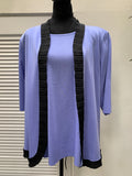 Misookw Lavender knit cardigan and matching shell top Set (2pc) NEW !!