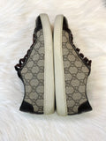 Gucci GG Monogram Canvas Brown and Beige Sneakers size 36.5 (preowned)