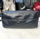 Coach Midnight Black Leather Shoulder Bag (preowned)