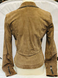 Elie Tahari Tan (brown) Suede Blazer S:small (preowned)