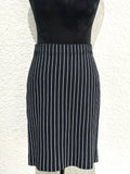 St. John skirt Black and white vertical stripes size 2 (preowned)