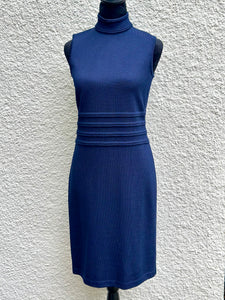 St. John Collection Navy Blue Basic Dress size 2 (preowned)