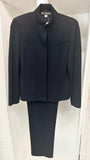 St. John Basics Black Button Up knit Jacket size 2 ( preowned)